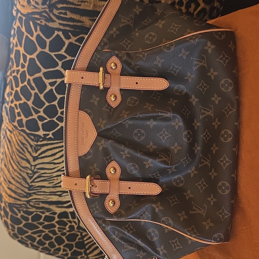 Excellent Preowned Condition Louis Vuitton TROVOLI Brown and Tan Shoulder Bag - Picture 5 of 17